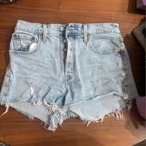 Levi's Classic Light Blue Denim Shorts
